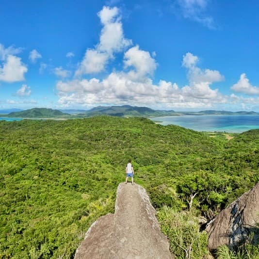 島の絶景山登り